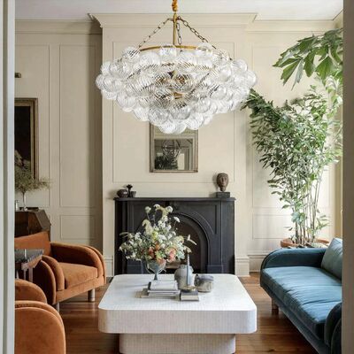 Italian Design Creative Dining Room Chandelier Glass Ceiling Chandelier  (WH-CY-266)