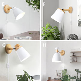 Modern Art Decor Creative Design Mick Mouse Lampshades Bedroom Bed sides plug in wall light (WH-OR-06)