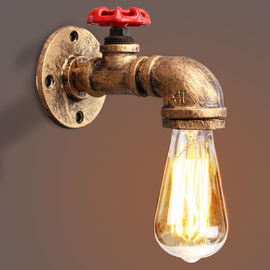 Vintage Retro Rustic Water pipe wall light for Dining room Bar Coffee Shop (WH-VR-02）