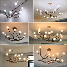 Living room Bedroom Wooden Tree Branch decorative lustre pendant home Chandelier lighting( WH-CI-107)