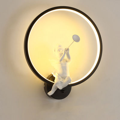 Round Angel Aluminum Decorative Interior Living Room Dining Room angel wall lamp (WH-VR-18）