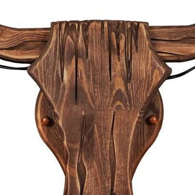 Industrial Loft design creative cafe restaurant bar bedside iron wooden led wall lamp （WH-VR-21）