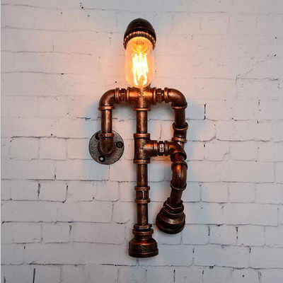 Creative personality robot wall lamp industry wind pipe loft wall light (WH-VR-30)