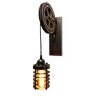 Industry bedside aisle corridor wind vintage E27 lifting pulley wall lamp （WH-VR-32）