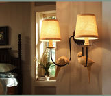 Retro loft wall lamp double heads bird light study office stair aisle living room bedroom Birds wall light9WH-VR-45)