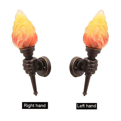 Garden yard porch living room bedroom corridor wall sconces restaurant cafe Creative torch hand wall lamp (WH-VR-52)