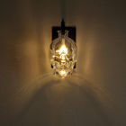 Industrial Vintage Wall Lamp Glass Lamp Shape For Living Room Bedroom Nordic Home Decor Creative Skull Wall Lights (WH-V