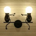 Cartoon Lamp Living Room Bed Room Creative Vintage Iron Simple Teeterboard Style Creative Children'S Wall Lamp (WH-VR-57