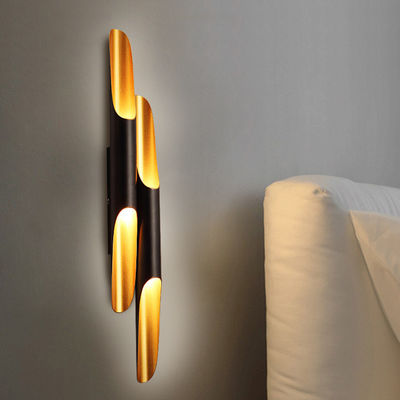 Replica Delightfull Coltrane Pipe Black Gold Rustic vintage industrial wall light (WH-VR-59）