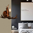 Personality Antler Art Wall Lamp Parlor Study Corridor Aisle Decorative Sconce Restaurant Cafe Bar Wall Mounted Lighting