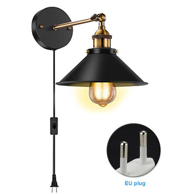 Warehouse Garage Industrial Vintage Lighting Plug in Wall Light (WH-VR-92）