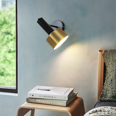 Modern Adjustable Bedside Lamp Wall Lamp Black Gold Luxury Nordic Up Down Reading Light Wall Light （WH-OR-32)