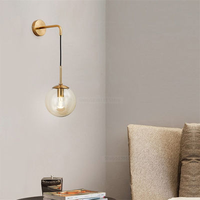 Nordic Modern Glass Ball Wall Lamps Retro Simple Bedside bubble wall light（WH-OR-33）