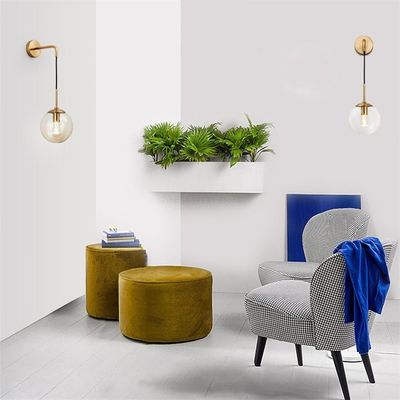 Nordic Modern Glass Ball Wall Lamps Retro Simple Bedside bubble wall light（WH-OR-33）