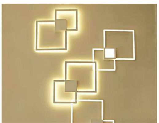 LED Geometric Wall Lamp Square Mounted Sconce Wall Lights （WH-OR-39)