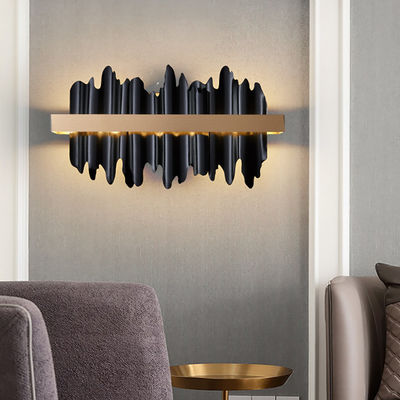 Modern led wall sconce light gold/black bedroom living room luxury wall light（WH-OR-67)