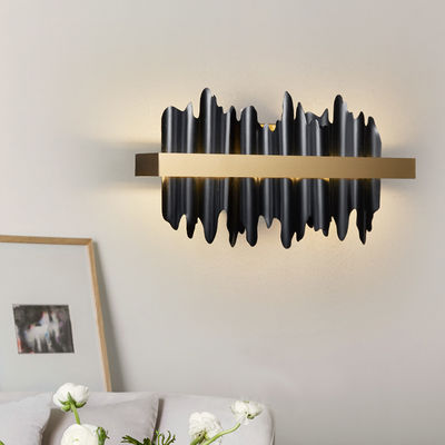 Modern led wall sconce light gold/black bedroom living room luxury wall light（WH-OR-67)