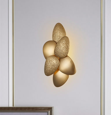 Creative Wall Lamp Designer Postmodern Background Bedroom Bedside Luxury Wall Light(WH-OR-76)