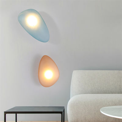 Bedroom Living Room Designer Lamp Modern Glass Pebble Wall Light（WH-OR-77）