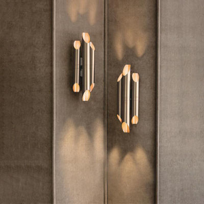 Nordic Luxury wall lamp Post-modern minimalist Living room Hotel golden wall lamp (WH-OR-123)