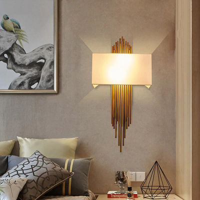 Gold LED Wall Lamp Bedroom Bedside Stairs Corridor Simple wall decoration light(WH-OR-144)