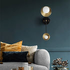 Minimalist Style Bedside Led Wall Lmap Creative Retro Brass Living Room Restaurant Wall Sconce(WH-OR-147)