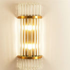 Bedside Livingroom Decoration LED Sconce Lamp Bathroom Home Light Crystal Golden Wall Light(WH-OR-152)