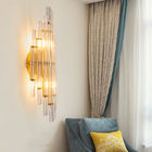Postmodern Crystal Wall Lamp Creative Home Living Room Golden Luxury Light project wall lamp (WH-OR-157)