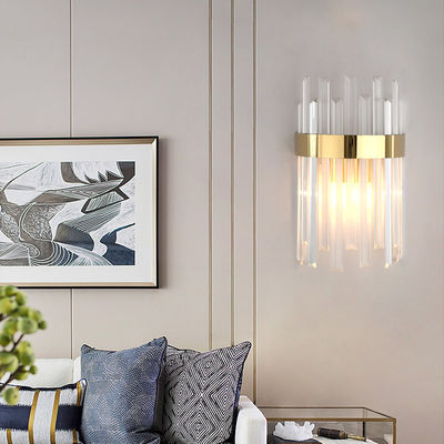 Modern Gold Crystal Wall Lamp Chrome Sconce Light Bedroom Living Room Dining Room Wall Light（WH-OR-158)