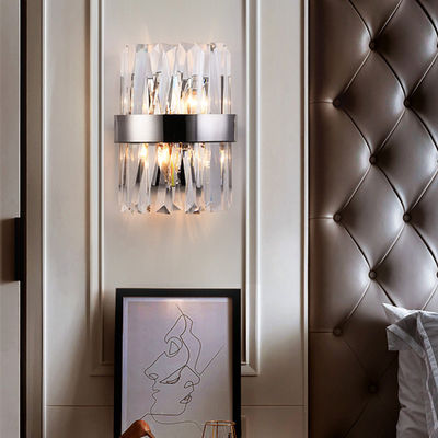 Modern Gold Crystal Wall Lamp Chrome Sconce Light Bedroom Living Room Dining Room Wall Light（WH-OR-158)