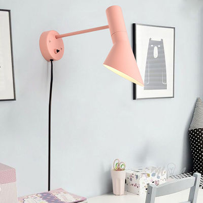 Colourful Iron Wall Lamp Sconces Study Reading Lamp Living Room plug in wall sconce (WH-OR-163)