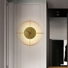 Nordic Designer Rudder Black Gold Led Wall Lamp For Living Room Bedroom Wall Clock Lamp(WH-OR-167)