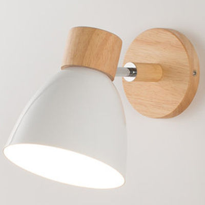 Wooden Wall lights bedside E27 Bulb wall Lamp modern led wall lamp (WH-OR-169)