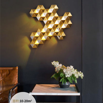 Modern Concave-convex Stainless Steel Wall Lamps Honeycomb wall lights(WH-OR-174)