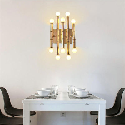 Gold Nordic Loft Villa Wall Lamp Art Creative Designer Meurice 10 Light Wall Sconce（WH-OR-183)