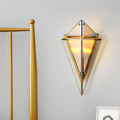 Geometric Wall Lamp Postmodern LED Corridor Aisle Creative Design Epic Wall Sconce (WH-OR-195)