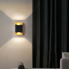 6W Creative Nordic Double Head Wall Lamp LED Up and Down Beacon Bi-Directional LED Wall Sconce(WH-OR-214)