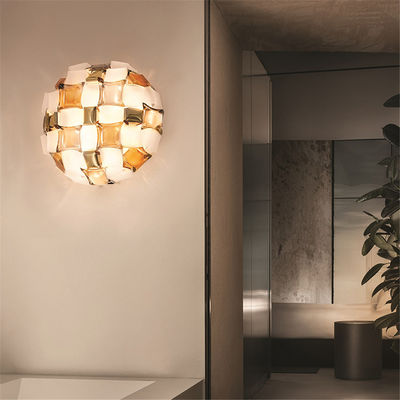 Italy Design Colorful Pvc Lattice Led Ceiling Light Creative Living Room Mida Wall/Ceiling Light(WH-OR-218)