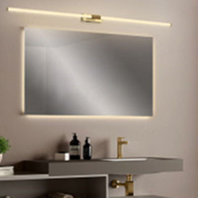 Mirror light led bathroom wall lamp mirror glass waterproof anti-fog brief modern stainless steel cabinet led light(WH-M