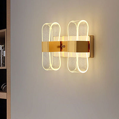 Modern transparent line light guide LED bar light luxury creative living room scandinavian wall lamp(WH-OR-230)