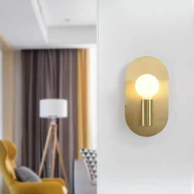 Modern Wall Lamp Stylish Brass Gold E27 For Living Dining Room brass wall lamp(WH-OR-228)