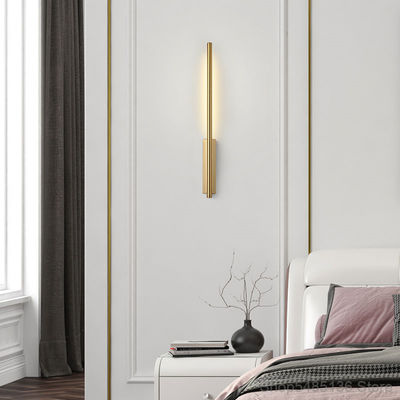 Golden Bedroom Bedside Wall Light Bathroom Mirror Front Lamp Link LED Reading Wall Sconce(WH-OR-225)