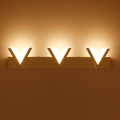 Modern acrylic warm white /Nature White light wall light bathroom metal LED makeup mirror wall lamp(WH-MR-61）