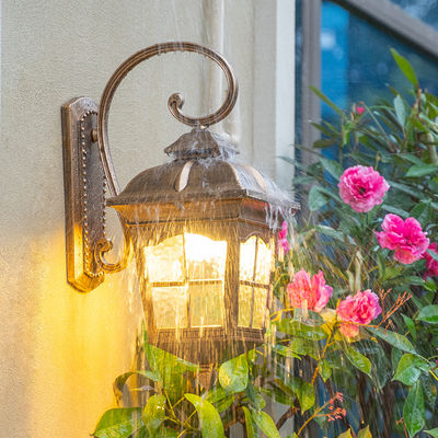 European style outdoor wall lamp waterproof aisle garden balcony lamp villa American retro outdoor gate Lamp(WH-HR-49)