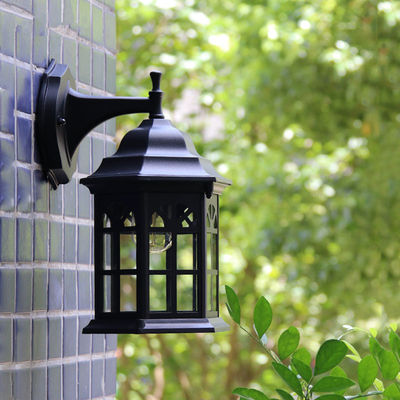 White lanterns simple balcony wall lamp outdoor waterproof terrace wall lamp(WH-HR-57)