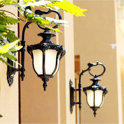 Retro wall lamp outdoor waterproof balcony lamp decoration aisle garden lamp over the garden wall(WH-HR-73)