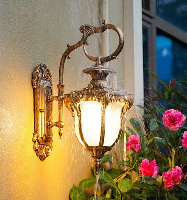 Retro wall lamp outdoor waterproof balcony lamp decoration aisle garden lamp over the garden wall(WH-HR-73)