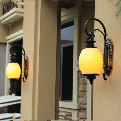 Outdoor waterproof wall lamp personality pineapple garden balcony exterior wall lamp(WH-HR-86)