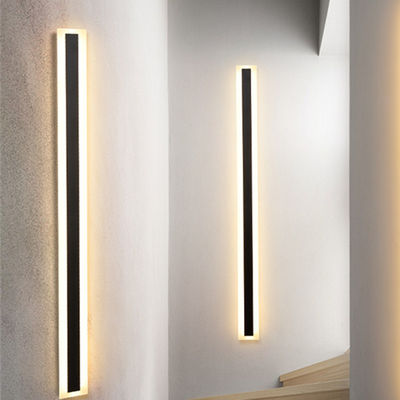 Waterproof Outdoor LED Long Strip Wall Lamp Modern Aluminum IP65 Bathroom Sconce Garden Porch Light(WH-HR-90）