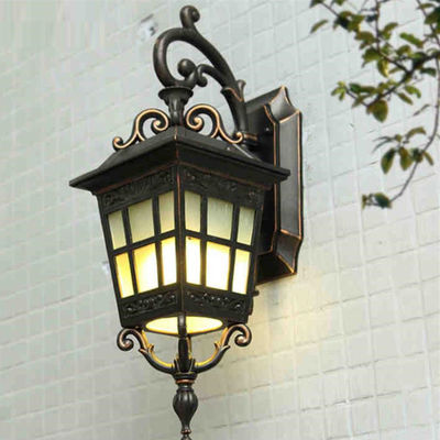 Square Outdoor Wall Lamp Simple Modern New Chinese Waterproof Outdoor outside lamp post(WH-HR-93)